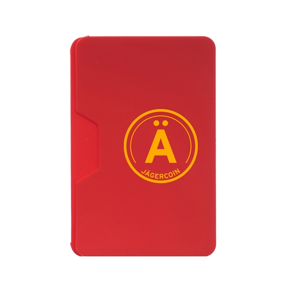 2.25" x 3.5" silicone cellphone wallet with adhesive strip.... from ASI 62088 IDProductsource