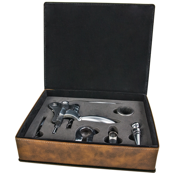 Wine tool set with a lever opener, foil cutter, wine bottle... from ASI 99030 Zipline / Zipline®