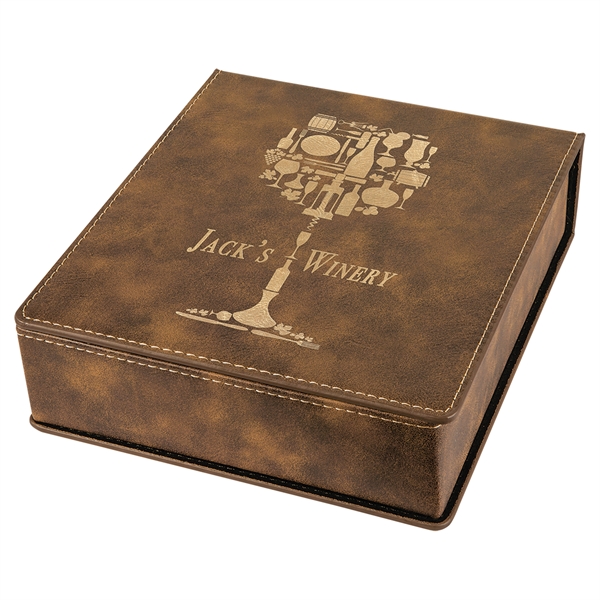 Three piece wine tool set inside a leatherette case; tools include... from ASI 99030 Zipline / Zipline®