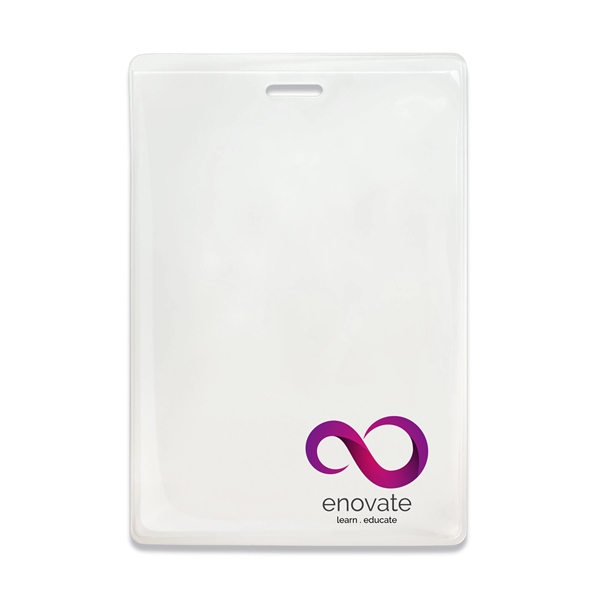 Event-size, flexible vinyl, S-Series proximity card holders feature a lock-in slot.... from ASI 79898 Promovision / PROMOVISION