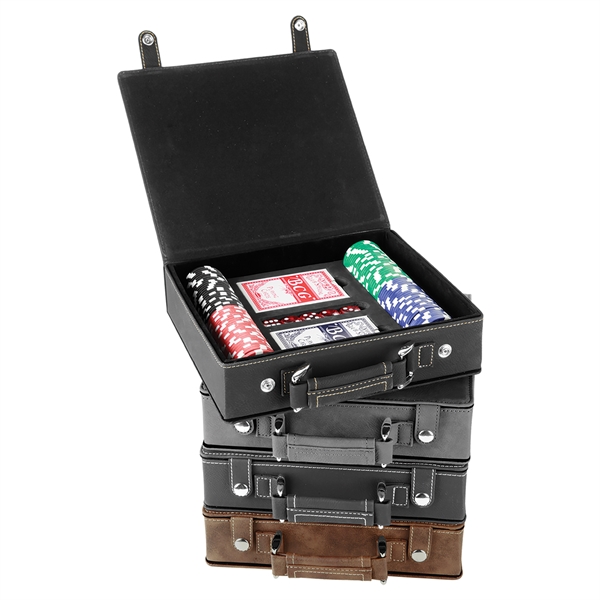 Poker set with 100 chips, 2 decks of cards, 5 dice... from ASI 99030 Zipline / Zipline®