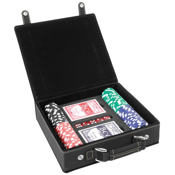 Poker set with 100 chips, 2 decks of cards, 5 dice... from ASI 99030 Zipline / Zipline®