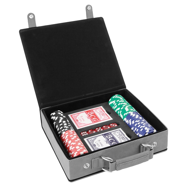 Poker set with 100 chips, 2 decks of cards, 5 dice... from ASI 99030 Zipline / Zipline®