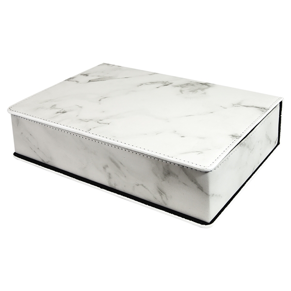 Gift box set with 6 oz. leatherette stainless steel flask, 2... from ASI 99030 Zipline / Zipline®