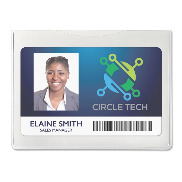 Event-size clear acetate badge holders attach easily and securely with a... from ASI 79898 Promovision / PROMOVISION