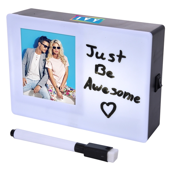 Light-up cinema board with a photo window for decorating an area... from ASI 61125 Hit Promotional Products / Hit®