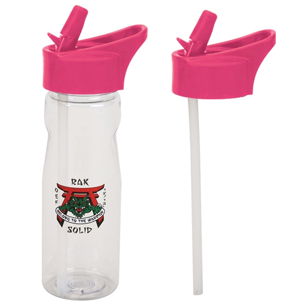 22 oz. water bottle with coconut filter straw... from ASI 40261 Berney-Karp Inc / Creative Source