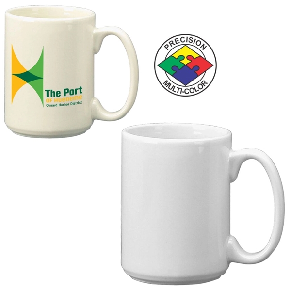 13oz Vitrified El Grande Mug. Available in white, natural, red, cobalt,... from ASI 80093 Pyrographics / Pyrographics Line