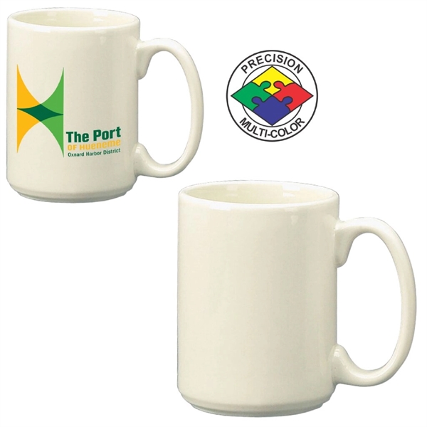 13oz Vitrified El Grande Mug. Available in white, natural, red, cobalt,... from ASI 80093 Pyrographics / Pyrographics Line