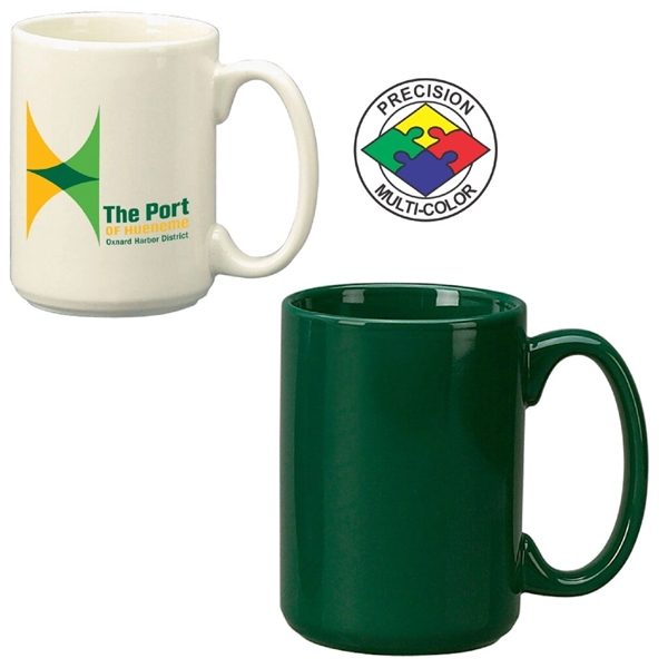 13oz Vitrified El Grande Mug. Available in white, natural, red, cobalt,... from ASI 80093 Pyrographics / Pyrographics Line