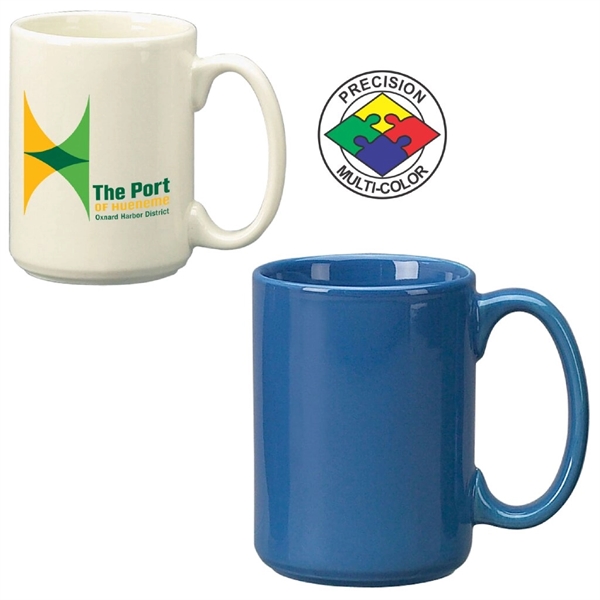 13oz Vitrified El Grande Mug. Available in white, natural, red, cobalt,... from ASI 80093 Pyrographics / Pyrographics Line