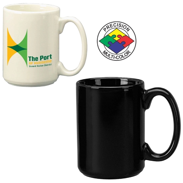 13oz Vitrified El Grande Mug. Available in white, natural, red, cobalt,... from ASI 80093 Pyrographics / Pyrographics Line