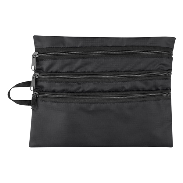 Travel bag made of polyester ripstop that measures 9" x 7"... from ASI 61125 Hit Promotional Products / Hit®