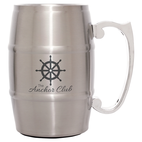 Stainless Steel Barrel Mug. Features: 17 oz. capacity, stainless steel construction,... from ASI 99030 Zipline / Zipline®