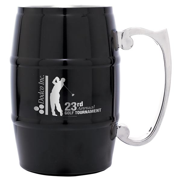 Stainless Steel Barrel Mug. Features: 17 oz. capacity, stainless steel construction,... from ASI 99030 Zipline / Zipline®
