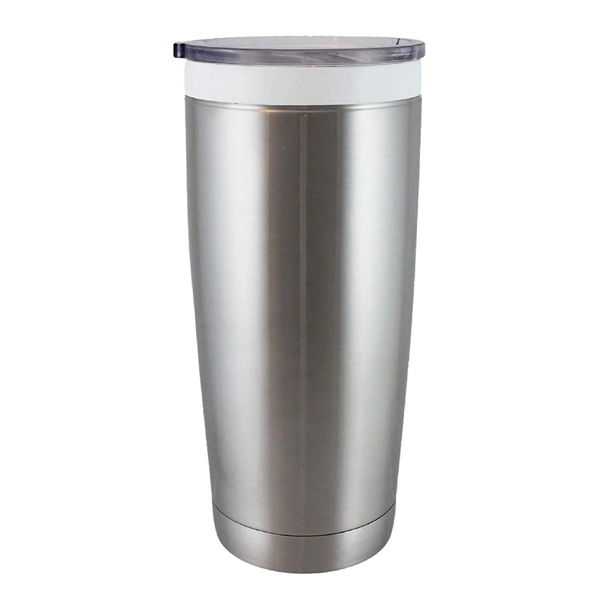 22 oz. stainless steel tumbler with double wall vacuum insulation and... from ASI 99030 Zipline / Zipline®