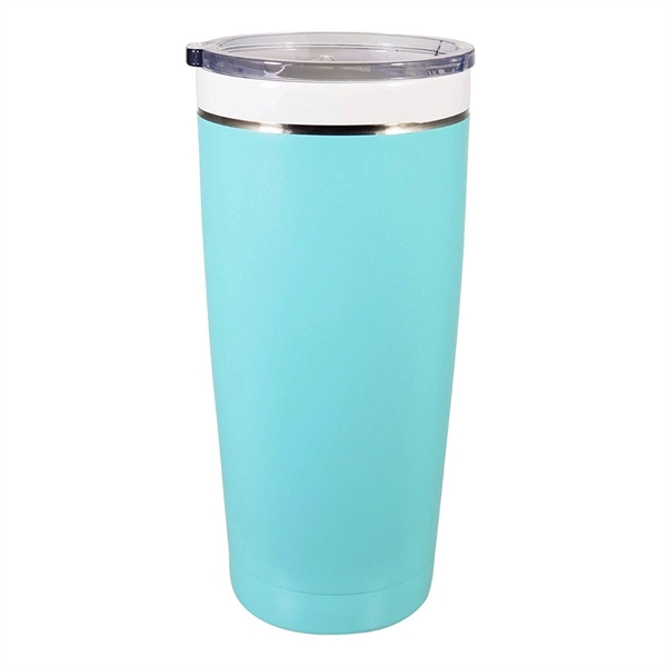 22 oz. stainless steel tumbler with double wall vacuum insulation and... from ASI 99030 Zipline / Zipline®