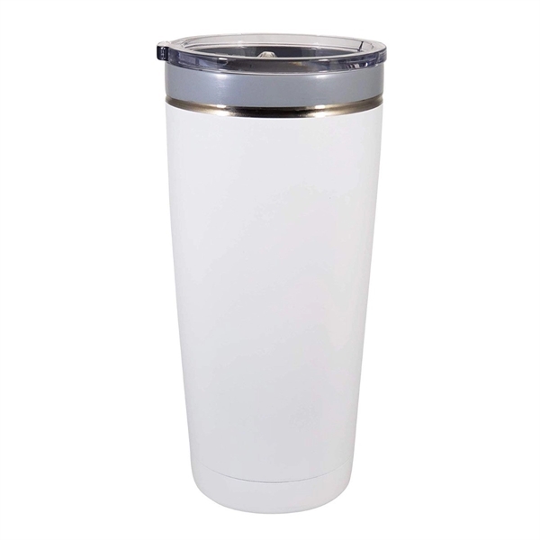 22 oz. stainless steel tumbler with double wall vacuum insulation and... from ASI 99030 Zipline / Zipline®