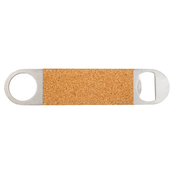 Leatherette bottle opener with laser engraved graphics or text.... from ASI 99030 Zipline / Zipline®