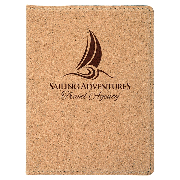 Leatherette passport holder with laser engraved decoration.... from ASI 99030 Zipline / Zipline®
