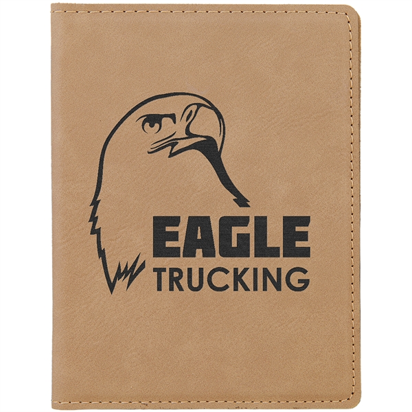 Leatherette passport holder with laser engraved decoration.... from ASI 99030 Zipline / Zipline®