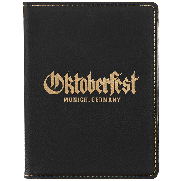 Leatherette passport holder with laser engraved decoration.... from ASI 99030 Zipline / Zipline®