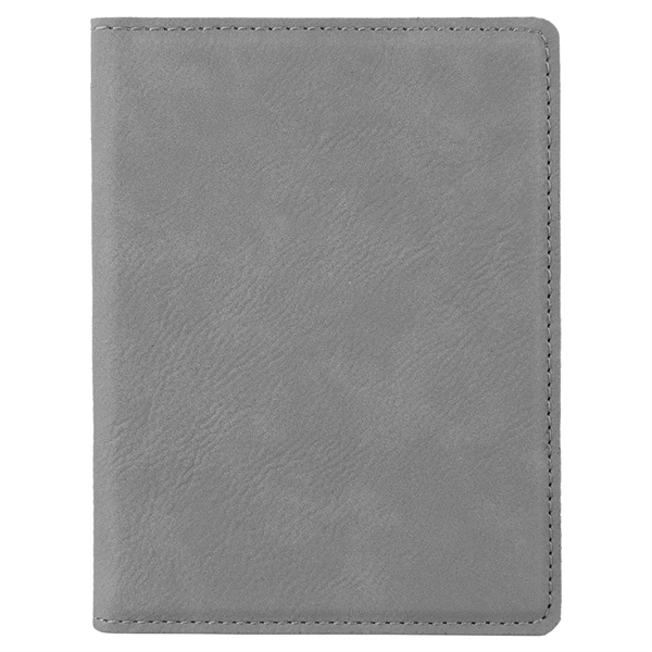 Leatherette passport holder with laser engraved decoration.... from ASI 99030 Zipline / Zipline®