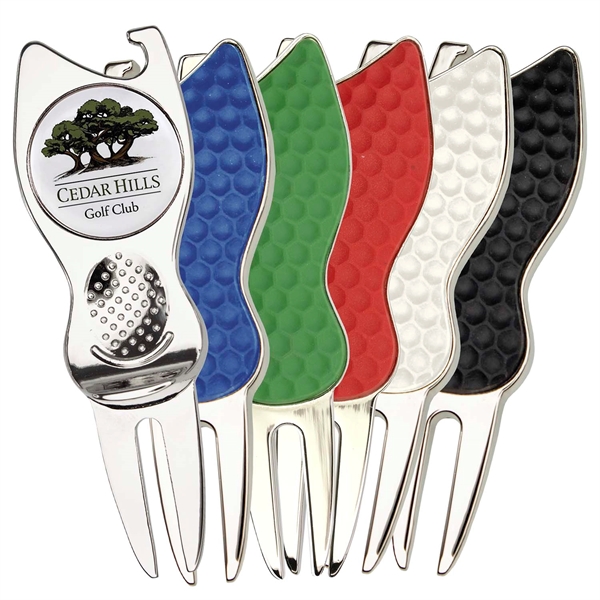 Golf divot repair tool removable ball marker and bottle opener with... from ASI 52263 EMT / EMT EMT EASY