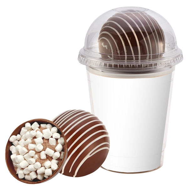 Mega milk chocolate bomb cup kit. Milk chocolate shell filled w/... from ASI 71685 Midnite Snax®