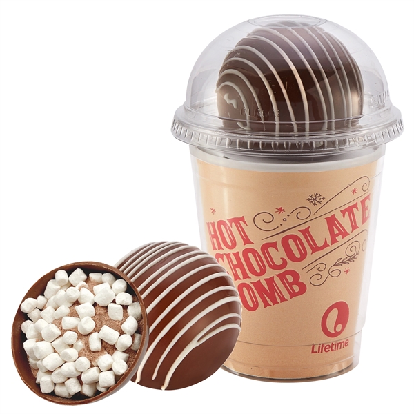 Mega milk chocolate bomb cup kit. Milk chocolate shell filled w/... from ASI 71685 Midnite Snax®