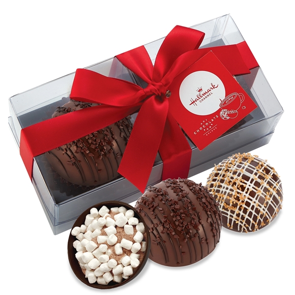 2 pack of mega hot chocolate bombs with hang tag. One... from ASI 71685 Midnite Snax®