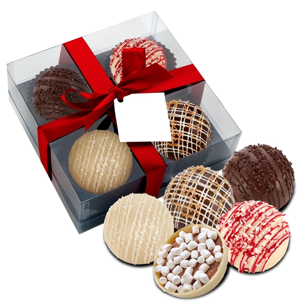 4 pack of mega hot chocolate bombs with hang tag. Deluxe... from ASI 71685 Midnite Snax®