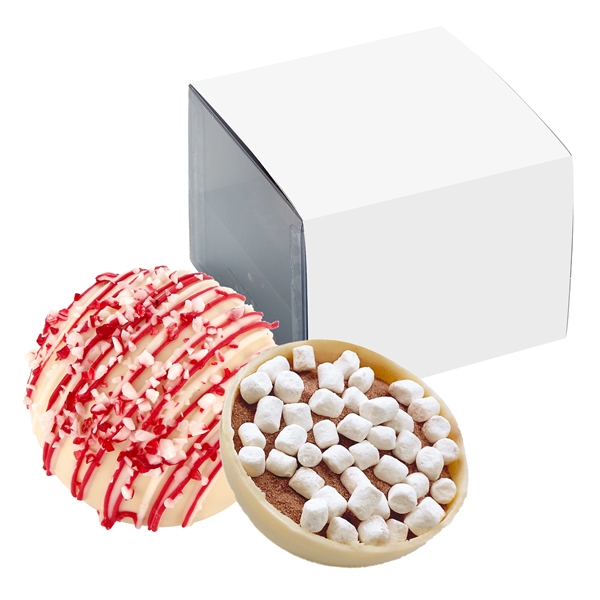 Mega white chocolate peppermint bomb with sleeve.  Our bombs are... from ASI 71685 Midnite Snax®