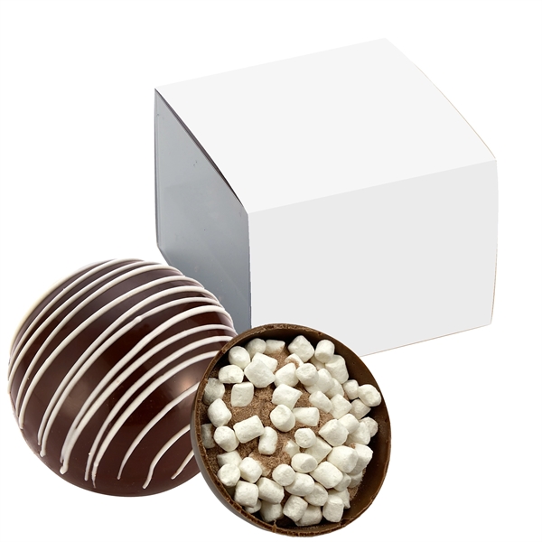 Mega dark chocolate bomb w/ sleeve. Dark chocolate shell filled w/... from ASI 71685 Midnite Snax®