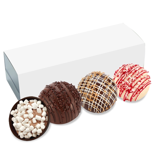 3 pack of mega hot choc. bombs w/ sleeve. One milk/dark... from ASI 71685 Midnite Snax®