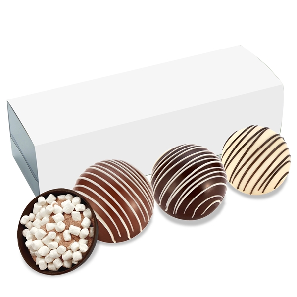 3 pack of mega hot chocolate bombs with sleeve. One milk... from ASI 71685 Midnite Snax®