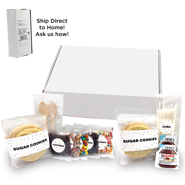 Large sugar cookie decorating kit includes 12 sugar cookies and decorations.... from ASI 71685 Midnite Snax®