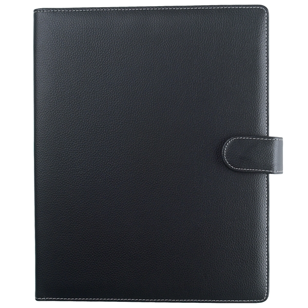Pebble grain 8 1/2" x 11" portfolio with elastic pen loop.... from ASI 61125 Hit Promotional Products / Hit®