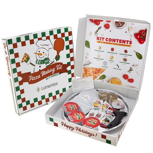 This traditional cheese pizza kit includes: pizza dough mix, sauce, cheese,... from ASI 71685 Midnite Snax®