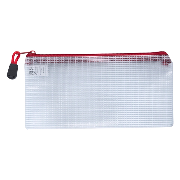 Zippered pouch made of water and stain resistant poly weave durable... from ASI 61125 Hit Promotional Products / Hit®