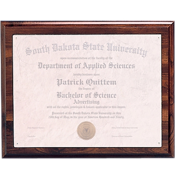 10.5" x 13" cherry finish frames with plexiglass insert.... from ASI 92531 Unique Custom Products / UCP