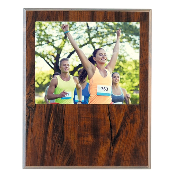 12" x 15" cherry wood finish plaques with a printed plate.... from ASI 92531 Unique Custom Products / UCP