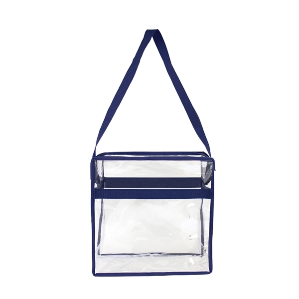 Clear crossbody stadium tote with zippered closure.... from ASI 34800 Alstar Creations