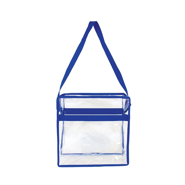 Clear crossbody stadium tote with zippered closure.... from ASI 34800 Alstar Creations