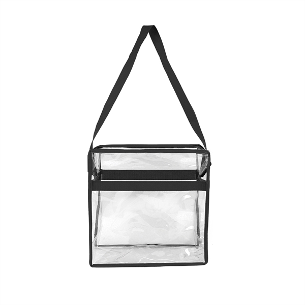 Clear crossbody stadium tote with zippered closure.... from ASI 34800 Alstar Creations