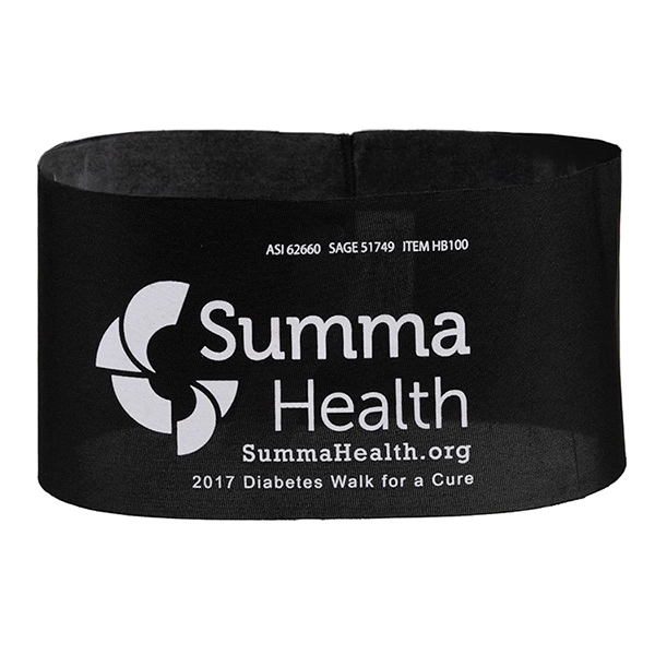 9 7/8" x 4" unisex polyester headband.... from ASI 62660 Innovation Line