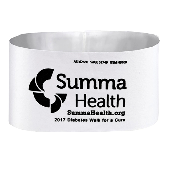 9 7/8" x 4" unisex polyester headband.... from ASI 62660 Innovation Line