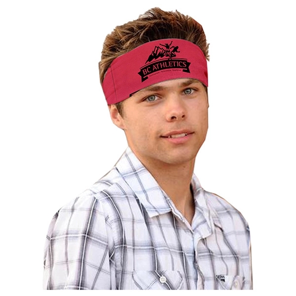 9 7/8" x 4" polyester unisex sports headband.... from ASI 62660 Innovation Line