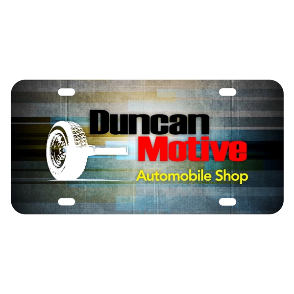 Custom polyester plastic car license plate 0.55 measuring 12" x 6"... from ASI 61125 Hit Promotional Products / Hit®
