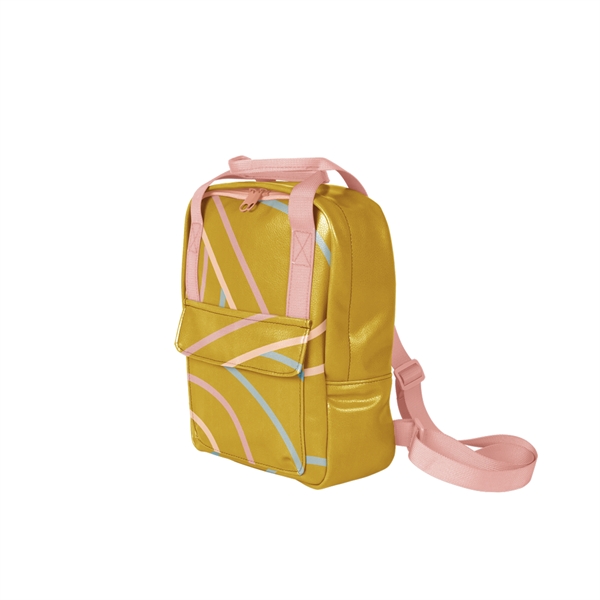 This cute little vegan leather backpack is just big enough to... from ASI 74710 Numo